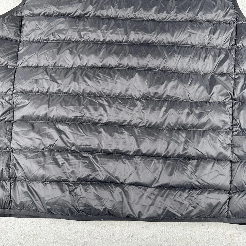 Eddie Bauer Down 650 Vest Men's XL Black Puffer Full Zip‎ Insulated Cirruslite